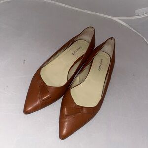 Sarah Flint Brown Leather Flats